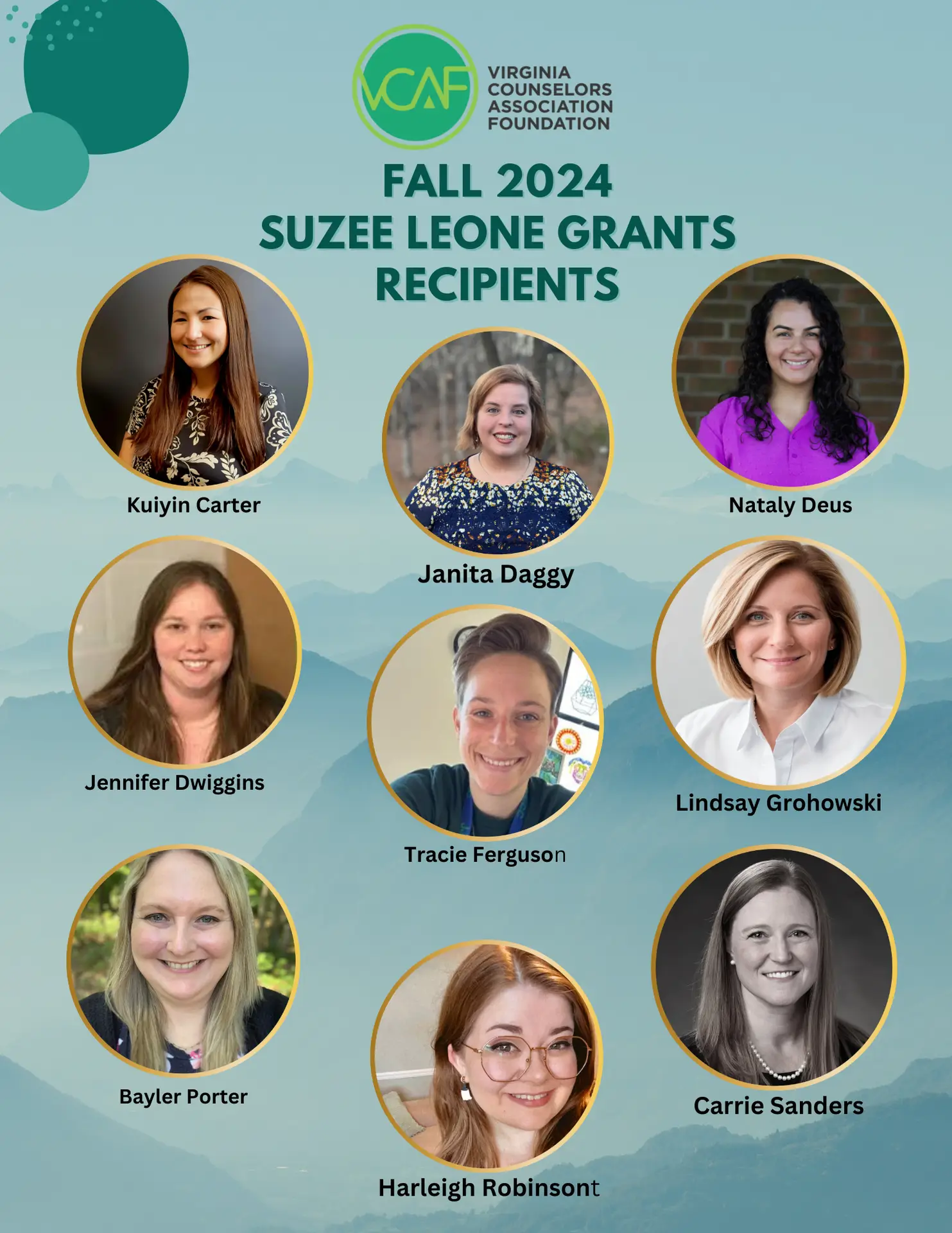 Fall 2024 Grant Recipients Collage